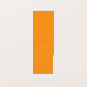 オレンジ素晴らし色の背景でビジュアルを作成 名刺 (内部フラット)