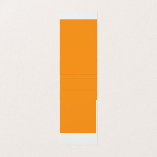 オレンジ素晴らし色の背景でビジュアルを作成 名刺 (内部フラット)