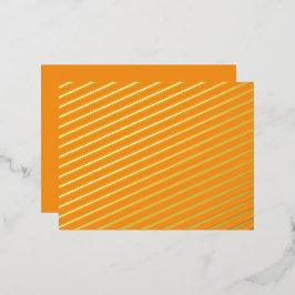 オレンジ素晴らし色の背景でビジュアルを作成 箔シーズンポストカード
