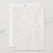 オレンジ素朴シーシェルウェディング招待 招待状 (裏面)