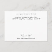 オレンジ素朴休日詳細 エンクロージャーカード (裏面)