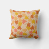 オレンジ素朴色の植物のカ離れエデルのパターン秋 クッション (裏面)