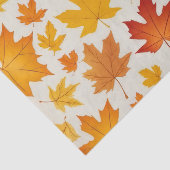 オレンジ素朴色の黄色の秋のカ離れエデル模様 薄葉紙 (詳細)