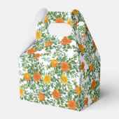 オレンジ結婚バラフローラモダン フェイバーボックス (裏面サイド)