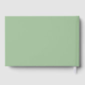 オレンジ結婚フローラテーマ ゲストブック (裏面)