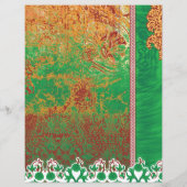 オレンジ絵を描色の緑の野縁ど野 (裏面)