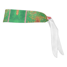 オレンジ絵を描色の緑の野縁ど野 タイヘッドバンド