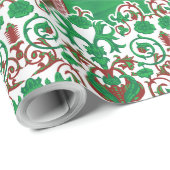 オレンジ絵を描色の緑の野縁ど野 ラッピングペーパー (ロールコーナー)