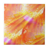 オレンジ継ぎ目が無い芸術の背景の黄色を着色して下さい タイル (正面)