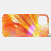 オレンジ継ぎ目が無い芸術の背景の黄色を着色して下さい Case-Mate iPhoneケース (裏面 (横))