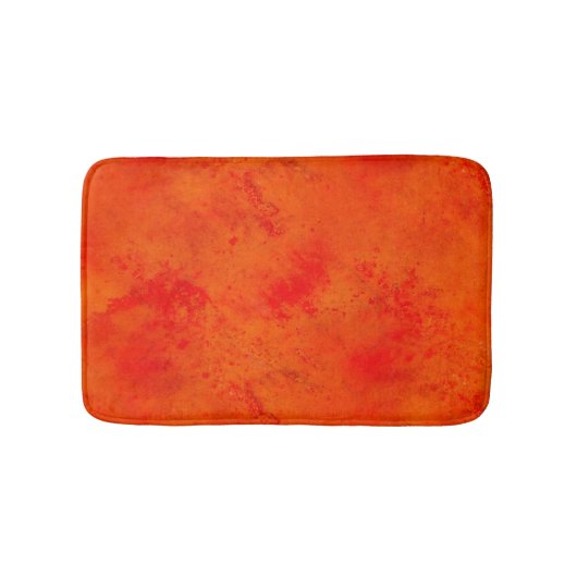 オレンジ継ぎ目が無い質の背景の抽象芸術 バスマット (正面)