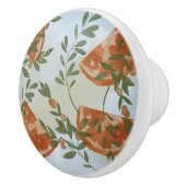 オレンジ緑 セラミックノブ (右)