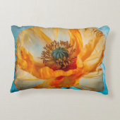 オレンジ美しい アクセントクッション (裏面)