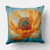 オレンジ美しい クッション (裏面)