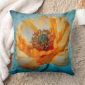 オレンジ美しい クッション (ブランケット)