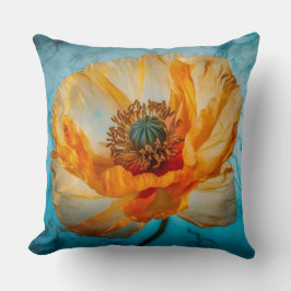 オレンジ美しい クッション