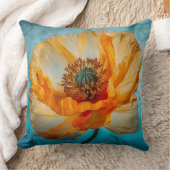 オレンジ美しい クッション (ブランケット)