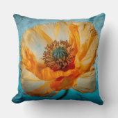 オレンジ美しい クッション (正面)