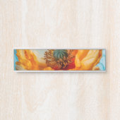 オレンジ美しい サインプレート (正面)