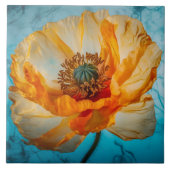 オレンジ美しい タイル (正面)