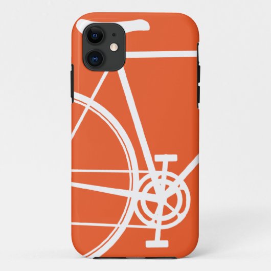 オレンジ自転車のiPhone 5の箱 Case-Mate iPhoneケース (裏面)