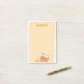 オレンジ航海のクジラの投稿Itメモ ポストイット (デスク上)