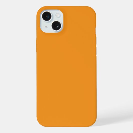 オレンジ色が鮮やかなスマホケース iPhoneケース (裏面)
