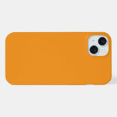 オレンジ色が鮮やかなスマホケース iPhoneケース (裏面横)