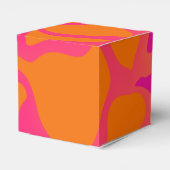オレンジ色とホットピンク色のグラデーションの優先ボックス フェイバーボックス (裏面サイド)