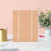 オレンジ色と白ストライプの色の背景 アクリルサイン (ウェディング)