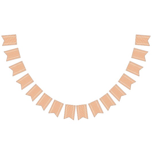 オレンジ色と白ストライプの色の背景 バンティングフラッグ (全)