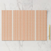 オレンジ色と白ストライプの色の背景 ペーパーパッド (インサイチュ)