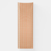 オレンジ色と白ストライプの色の背景 横断幕 (縦)