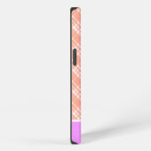 オレンジ色と紫のグラデーション iPhoneケース (右側面)