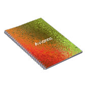 オレンジ色と緑の色の名前を追加 ノートブック (右側)