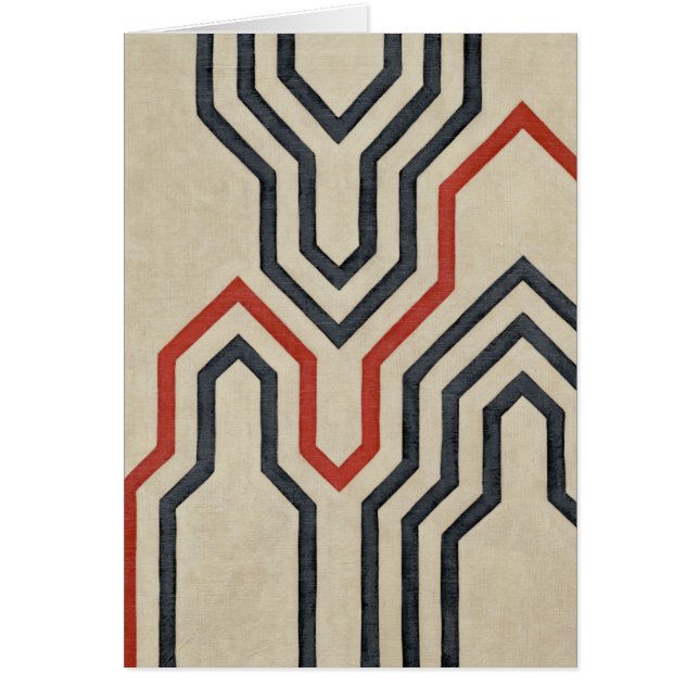 オレンジ色と青のグラフィック線 (正面)