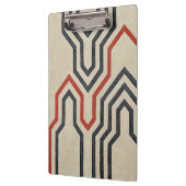 オレンジ色と青のグラフィック線 クリップボード (左)