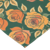 オレンジ色と黄色のさまざまな色合いのバラ テーブルクロス (アングル)