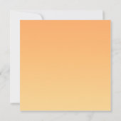 オレンジ色と黄色のグラデーション背景 (裏面)