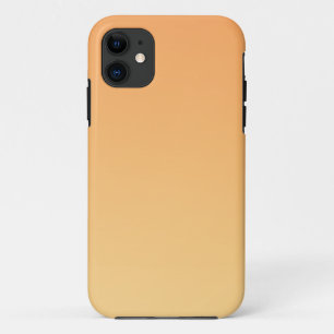 オレンジ色と黄色のグラデーション背景 iPhone 11 ケース