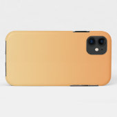 オレンジ色と黄色のグラデーション背景 Case-Mate iPhoneケース (裏面(横))