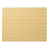 オレンジ色と黄色の円の背景 ノートパッド (正面)