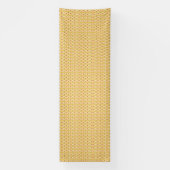 オレンジ色と黄色の円の背景 横断幕 (縦)