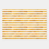 オレンジ色と黄色の紅葉 ラッピングペーパーシート (正面2)