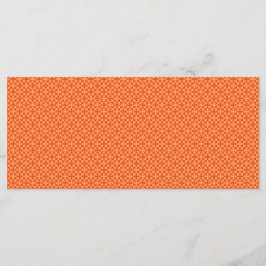 オレンジ色と黄色の背景に小さな四角形が並んだデザイン メニュー