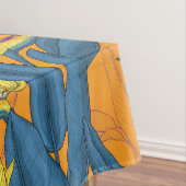 オレンジ色に咲く極楽の鳥 テーブルクロス (インサイチュ)