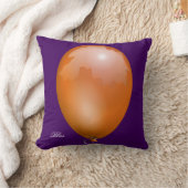 オレンジ色のおもちゃバおもしろいロユニーク クッション (ブランケット)