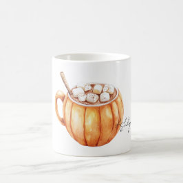 オレンジ色のかぼちゃボウル スープ コーヒーマグカップ