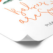 オレンジ色のかわいこちゃんは甘いベビー ポスター (角)