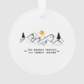 オレンジ色のもの オーナメント (裏面)